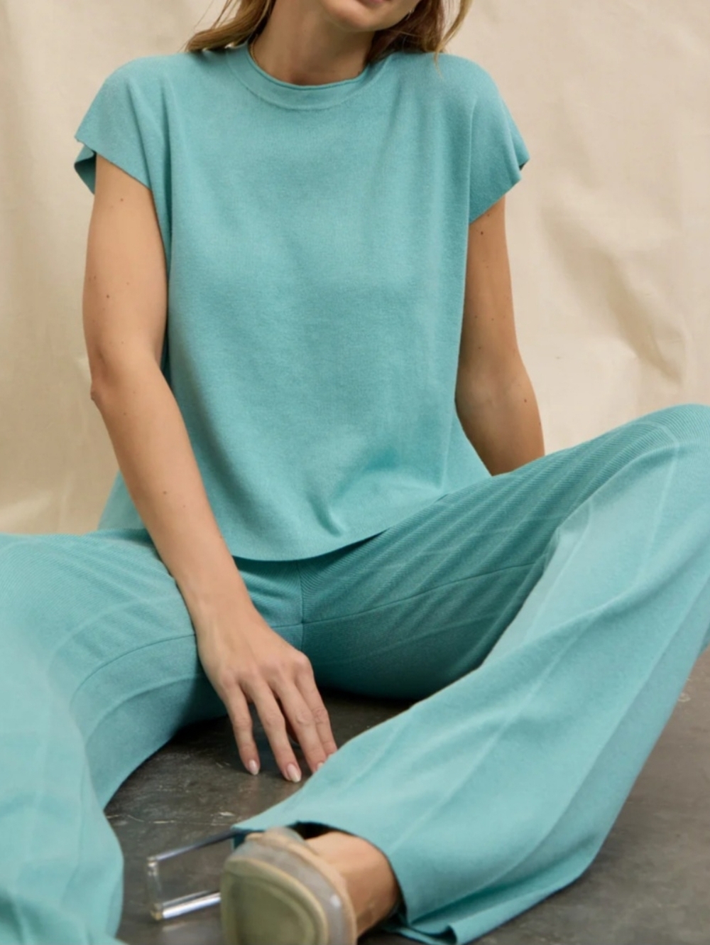 #98387 🛑 S,M,L HIGH END Most Fabulous Aqua 2pc Set - Picture 7 of 10